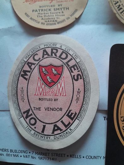 vintage Guinness labels