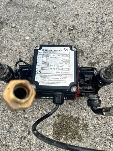 Grundfos Shower Pump