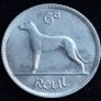 Ireland - 1935 - 6 Pence - Wolfhound - KM.5 - [2061] Image 2