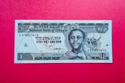 Ethiopia  1 Birr  1998 - 2006  Pick  46d ( Uncirculated )