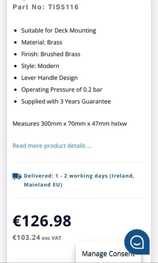 Mono Mixer Tap