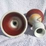 COOL MOUNTAIN POTTERY (Jack O'Pasty, Youghal, County Cork) - a pair of stylish candle holders. PRICE REDUCED Image 3