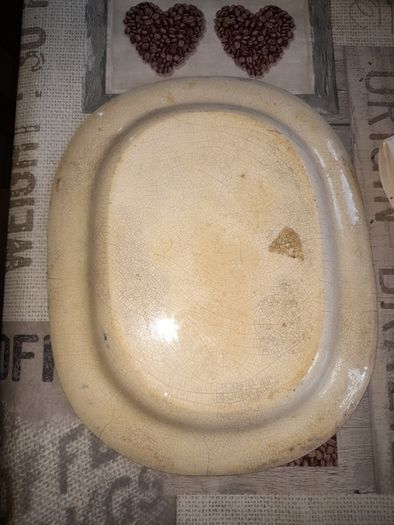 Rare 19th Century Antique Blue and White Serving Platter, postage available on all my items or collection