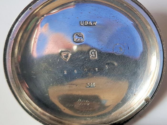 Silver Fusee Lever Pocket Watch - Berthold Muller,Twickenham - London 1873c
