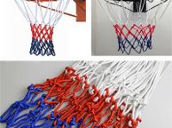 main image for ad Brand New 12 loops Nylon Thread White Red Blue Basketball Nets