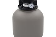 Pool Sand Filter with 4 Position Valve Grey 350 mm