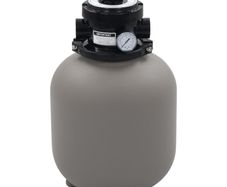 Pool Sand Filter with 4 Position Valve Grey 350 mm
