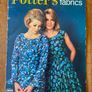 Vintage Shop Advert  Blue1970s Shop Advertising Fashion Showcard Image 2