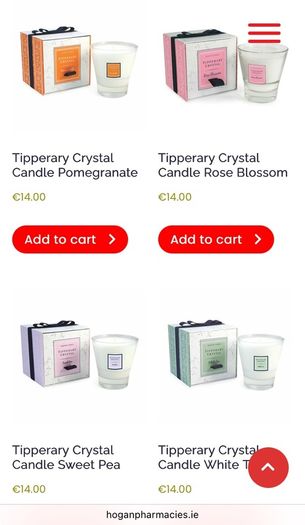 2 Tipperary Crystal Candles BNIB