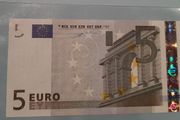 Uncirculated new 5e note