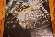 ICED EARTH: Dystopia World Tour poster from 2011 - Excellent Condition(AUTOGRAPHED)