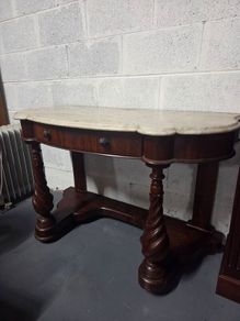 marble top washstand/ hall table