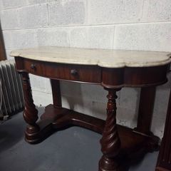 marble top washstand/ hall table