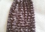 Grey RaRa Skirt with Black Waistband - Size 8