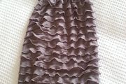Grey RaRa Skirt with Black Waistband - Size 8