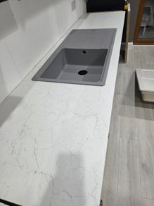 Kitchen sink and worktop