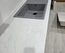 Kitchen sink and worktop