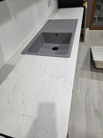 Kitchen sink and worktop