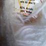 New white knitting or crocheting wool Image 2