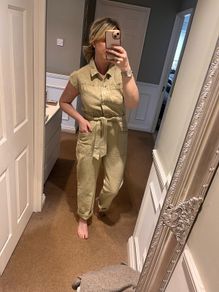 Ladies Ciminy Beige Jumpsuit