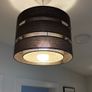Dark Grey Lampshade Image 2