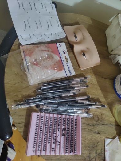 eye makeup practice stuff