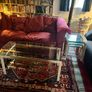 Nest of 3 tables and matching coffee table Image 3
