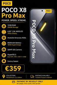 Poco X8 Pro Max 12gb/256gb Black
