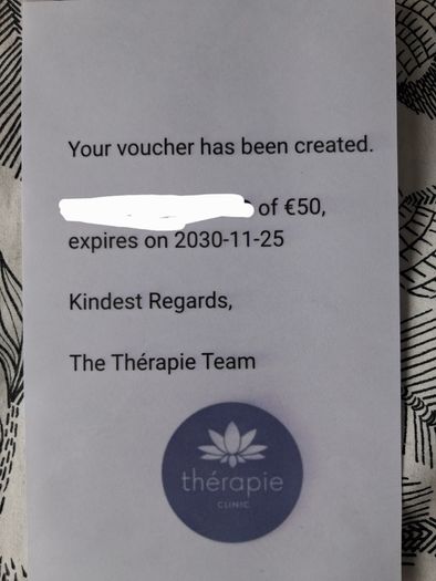 Therapie voucher
