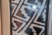 Large vintage framed art poster  Museum of the American Indian