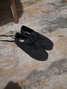 Unisex black vans UK 4
