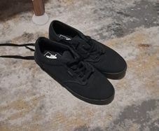 Unisex black vans UK 4