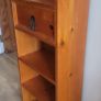Vintage Pine Shelf Unit with Drawer Image 2