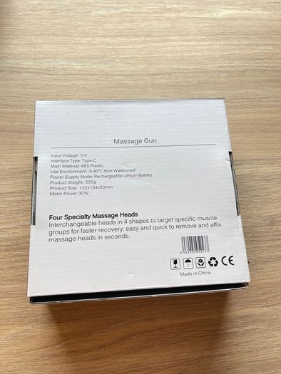 Massage Gun Rechargeable With 4 Massage Heads