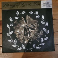 Carmen Record Five Volume Five GM135 Library Of Great Music Treasury Records 33 RPM