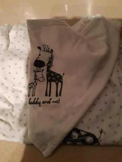 Sleepsuit Daddy & Me  (2 Piece). S 3-6 Months.