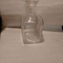 Art deco glass whiskey decanter with lid,,buyer collects or pays postage thank you, good patina condition,,sold as is, see pictures for condition,, Image 3