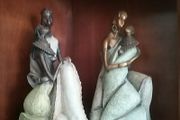 Two Large Tribal Art Figurines