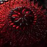 Vintage Ruby Red Hobnail Glass Bowl Image 4