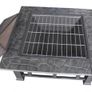 Fire Pit Outdoor Steel Brazier Square Patio Heater BBQ Image 7