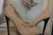 Tan High Heels Size 8