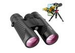 Adasion 12x42 HD Binoculars with Universal Phone Adapter - High Power Binoculars with Super Bright and Large View- Lightweight Waterproof Binoculars
