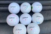 (8) Tiltiest Trufeel golf balls