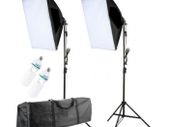 45W set of 2 Softbox Continuous Lighting Kit - Photography & Video Studio Light
