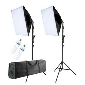 45W set of 2 Softbox Continuous Lighting Kit - Photography & Video Studio Light