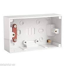 2 Gang Twin Surface White Box