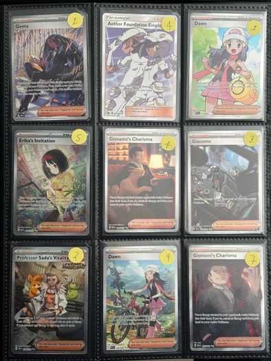 Pokemon Cards 99 Trainer Full Arts