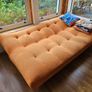 Orange Sofa Bed Image 3