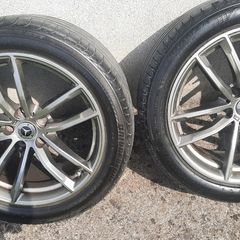 Mercedes Amg 18 inch alloys 5x112 Staggered Twin Spoke Wheels