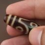 Antique 6 Eyes Himalayan Tibetan Agate Dzi Bead Amulet Pendant Image 9